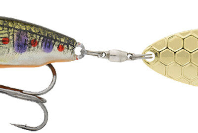 Тейл-спінер Savage Gear 3D Sticklebait Tailspin 73 mm 13.0 g Brown Trout Smolt