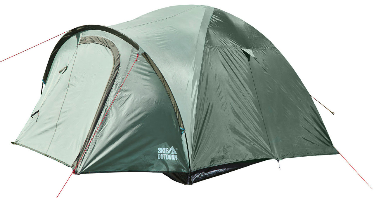 Намет Skif Outdoor Tendra 3, 80+210x180х120 cm (3-місний), ц:green купити в Україні OnRiver.com.ua Намет Skif Outdoor Tendra 3, 80+210x180х120 cm (3-місний), ц:green