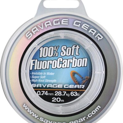Флюорокарбон Savage Gear Soft Fluorocarbon 35m 0.49mm 15.2kg Clear