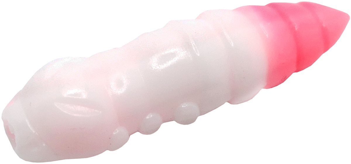 Силикон FishUP Pupa 1.2"" Cheese Taste #132 White/Bubble Gum (10шт/уп) купити в Україні OnRiver.com.ua Силикон FishUP Pupa 1.2"" Cheese Taste #132 White/Bubble Gum (10шт/уп)