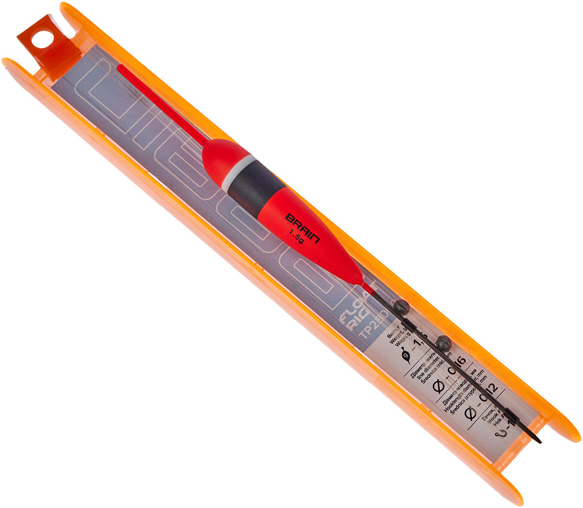 Оснастка поплавочная Brain TP28069 2.0g 0,16mm 0,12mm №16 купити в Україні OnRiver.com.ua Оснастка поплавочная Brain TP28069 2.0g 0,16mm 0,12mm №16