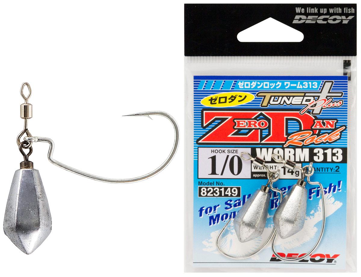 Монтаж Decoy Worm313 Zero-Dan Rock #1/0-14.0g (2шт/уп) купити в Україні OnRiver.com.ua Монтаж Decoy Worm313 Zero-Dan Rock #1/0-14.0g (2шт/уп)