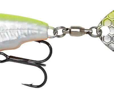 Тейл-спінер Savage Gear Fat Tail Spin 80 mm 24.0g Lemon Back Flash