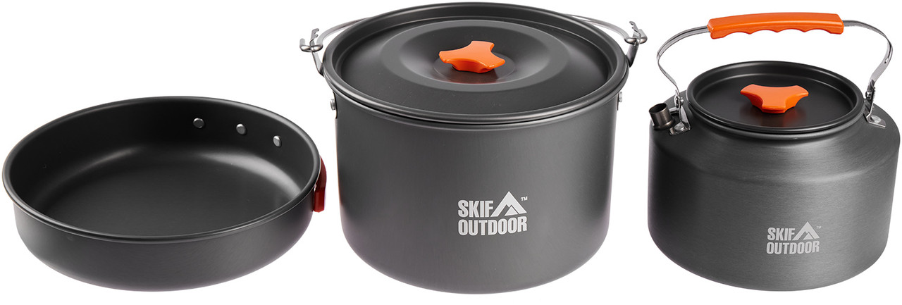 Набір для приготування їжі Skif Outdoor Fuzz Set L купити в Україні OnRiver.com.ua Набір для приготування їжі Skif Outdoor Fuzz Set L