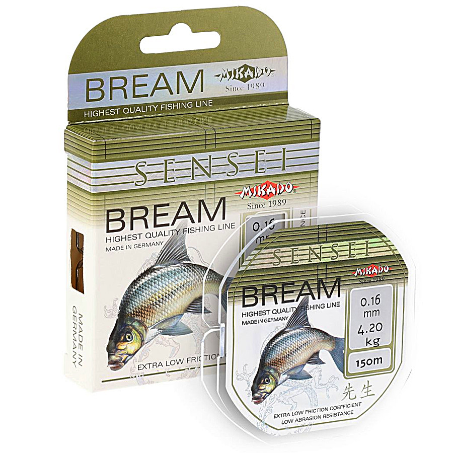 Волосінь Mikado Sensei Bream 150 м 0,22 мм 6,6 кг (світло-зелений) купити в Україні OnRiver.com.ua Волосінь Mikado Sensei Bream 150 м 0,22 мм 6,6 кг (світло-зелений)
