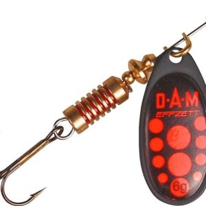 Блешня-вертушка DAM Effzett Standart Black 12 гр (red)