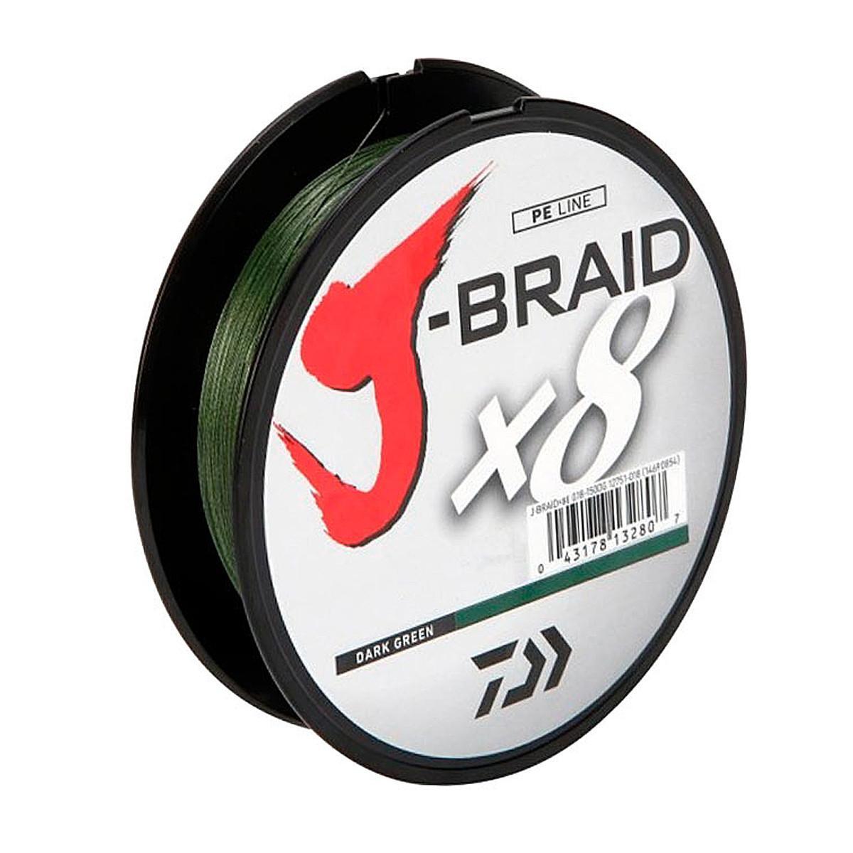 Шнур Daiwa J-Braid Х8 150m Dark Green 13.0kg 0.20mm #2.0 купити в Україні OnRiver.com.ua Шнур Daiwa J-Braid Х8 150m Dark Green 13.0kg 0.20mm #2.0