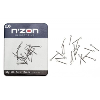 Вкрутка для бойлів Daiwa N'Zon Bayonet Pins 11mm 20 pc
