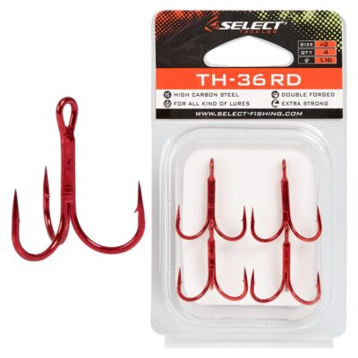 Гачок-трійник Select TH-36RD #2/0 (3 шт./упа)