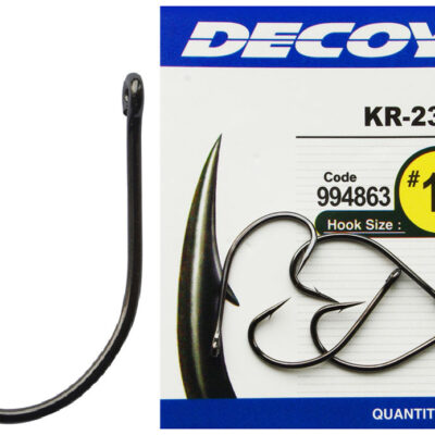 Крючок Decoy KR-23 Black Nickeled 05, 12 шт / уп