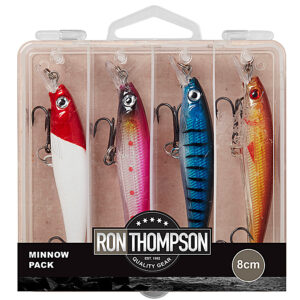 Набір воблерів у коробці DAM Long Casting Minnow 80 мм 8 г 4 шт.
