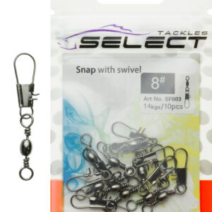 Вертлюжок із застібкою Select SF003 size 1, 6 шт.
