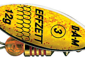Блешня-вертушка DAM Effzett Predator 7 г (yellow/glitter)
