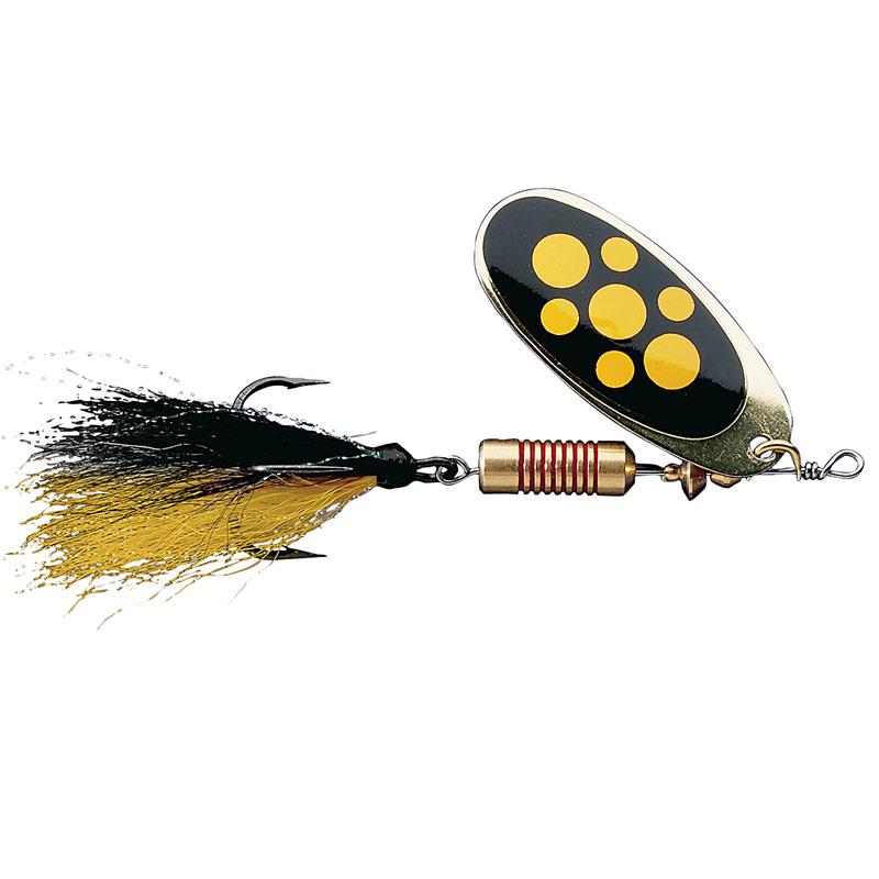 Блесна-вертушка DAM Effzett Standart Dressed 12гр (black spotted) купити в Україні OnRiver.com.ua Блесна-вертушка DAM Effzett Standart Dressed 12гр (black spotted)