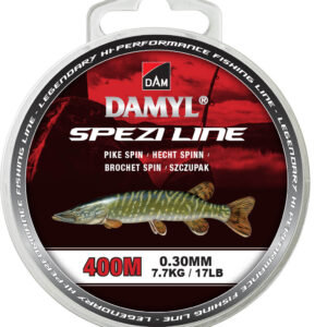 Волосінь DAM Damyl Spezi Line Pike Spin 400 м 0.30 мм 7.7 кг (світло-сірий)