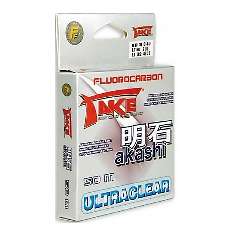 Флюорокарбон Lineaeffe Take AKASHI 50 м. 0.10 мм FishTest 2.00 кг Made in Japan купити в Україні OnRiver.com.ua Флюорокарбон Lineaeffe Take AKASHI 50 м. 0.10 мм FishTest 2.00 кг Made in Japan