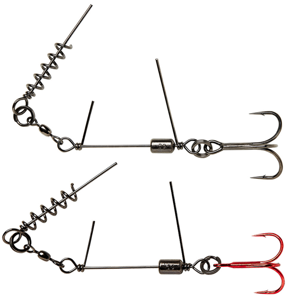 Оснастка Savage Gear SS Corkscrew Stinger 3G 1X #2/0 35kg Red + BN (2 шт / уп) купити в Україні OnRiver.com.ua Оснастка Savage Gear SS Corkscrew Stinger 3G 1X #2/0 35kg Red + BN (2 шт / уп)