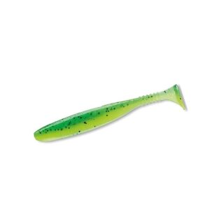 Силікон Daiwa Tournament D'Fin 75 mm 10 pc #UV Chartreuse Tiger