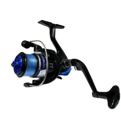 Акційні товари купити в Україні OnRiver.com.ua Котушка YUMOSHI MK2000 12+1 Blue пластикова шпуля 5.5:1 з волосінню