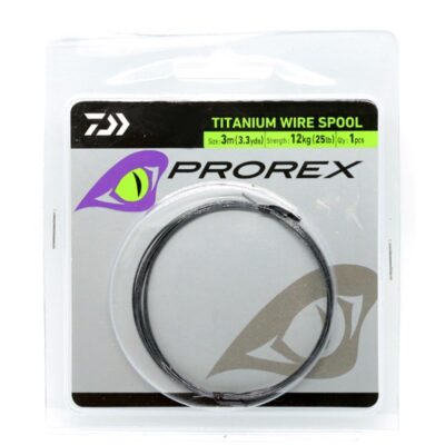 Повідцевий матеріал Daiwa Prorex Titanium Wire Spool 3m 12kg/25lb