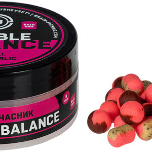 Бойли Brain Double Balance Krill & Garlic (креветка + часник) 08+06х10mm