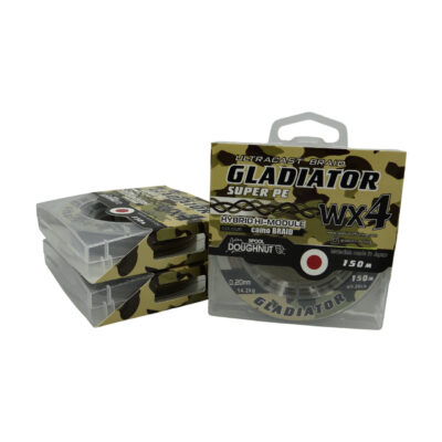 Акційні товари купити в Україні OnRiver.com.ua Шнур "GLADIATOR" CAMO (камуфльований, 4-жильний) 150 m / 0.20 mm