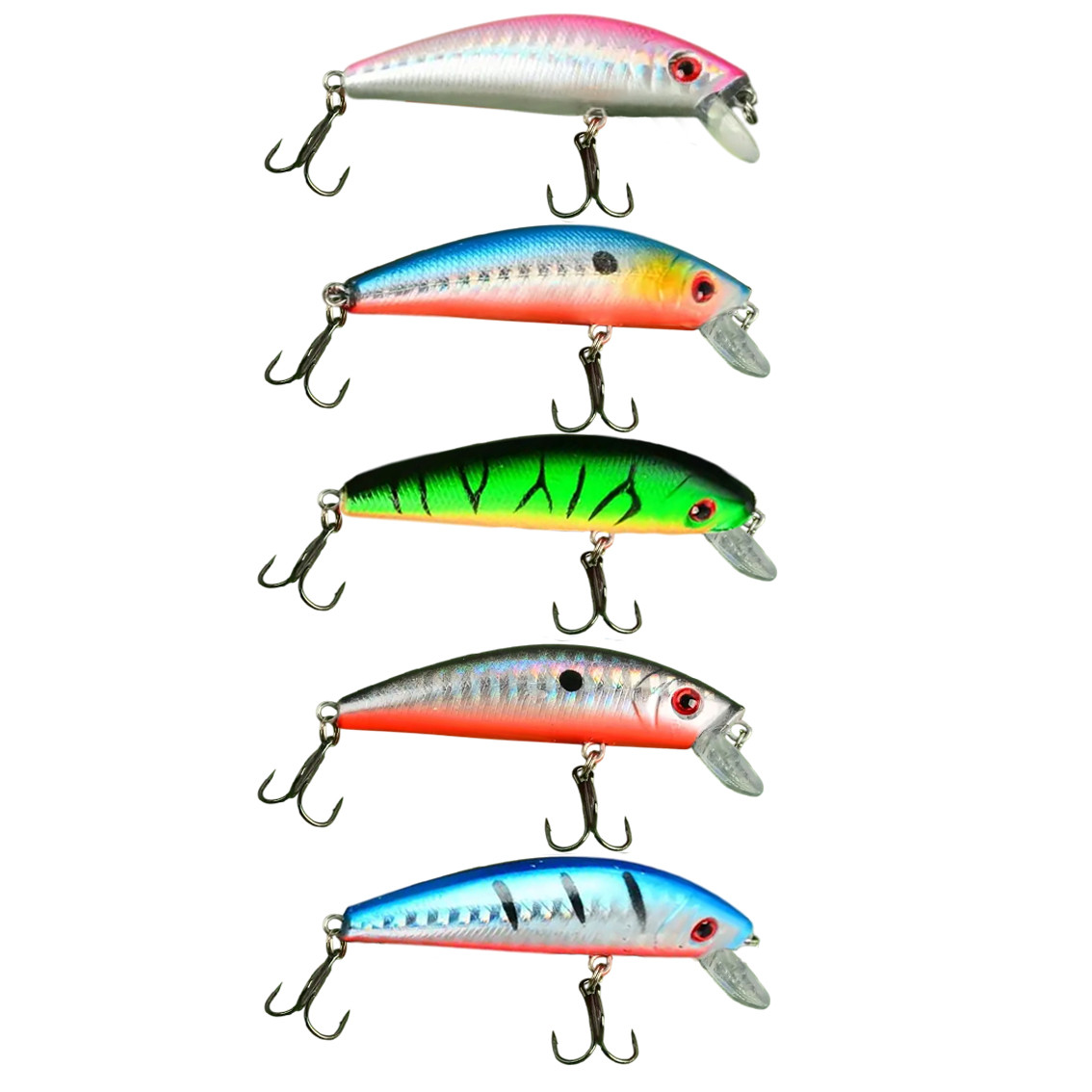 Набір воблерів GOLDFISH Minnow 80 мм 8 г 5 шт. купити в Україні OnRiver.com.ua Набір воблерів GOLDFISH Minnow 80 мм 8 г 5 шт.