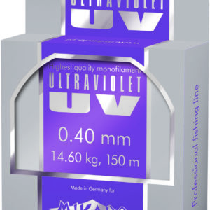 Волосінь Mikado Ultraviolet 150м 0,24 мм 7,4 кг (прозорий)
