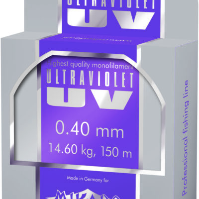 Волосінь Mikado Ultraviolet 150м 0,24 мм 7,4 кг (прозорий)
