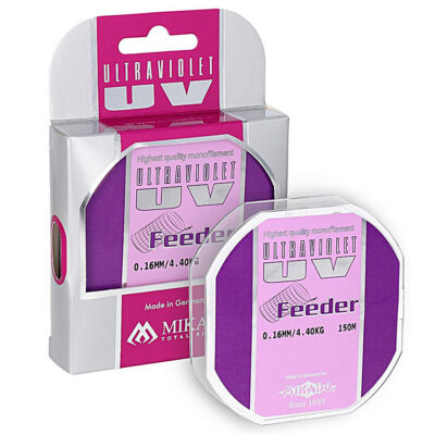 Волосінь Mikado Ultraviolet Feeder 150м 0,24 мм 7.4 кг (коричневий)