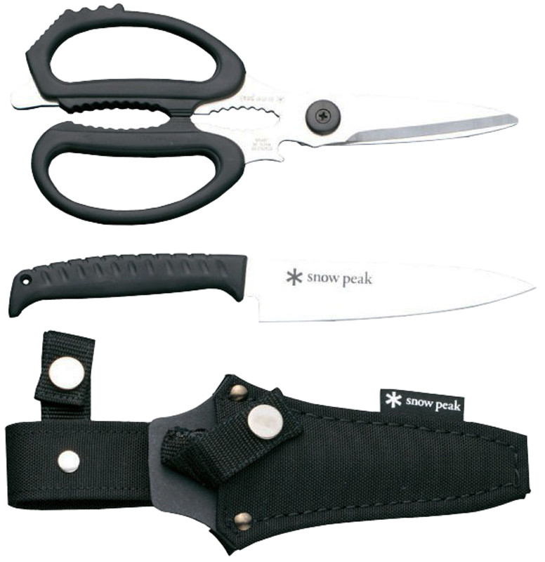 Набір Snow Peak GK-100 Kitchen Scissors Set ножиці+ніж купити в Україні OnRiver.com.ua Набір Snow Peak GK-100 Kitchen Scissors Set ножиці+ніж