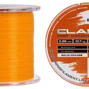 Леска Brain Classic Carp Line (solid orange) 600m 0.35mm 25lb 10.7kg