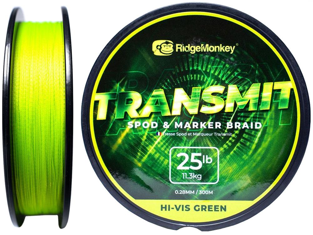 Шнур RidgeMonkey Transmit Spod and Marker Braid 300m 0.28mm 25lb/11.3kg купити в Україні OnRiver.com.ua Шнур RidgeMonkey Transmit Spod and Marker Braid 300m 0.28mm 25lb/11.3kg
