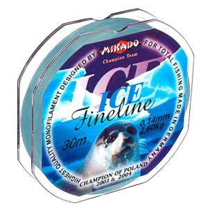 Волосінь Mikado Fineline Ice 30 м 0,12 мм 2,1 кг (сірий) 1 шт. (pack 10)