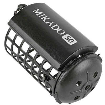 Годівниця Mikado фідерна кругла з дном (32х44мм) 60 гр. 1 шт. чорна (pack 10)