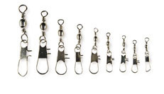 Вертлюжок Lineaeffe No 6 із засувкою Interlock нікель 25 кг 12 шт. (pack 12)