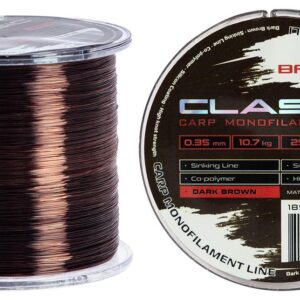 Леска Brain Classic Carp Line (dark brown) 600m 0.35mm 25lb 10.7kg