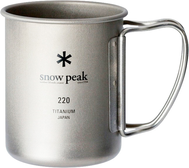 Кухоль Snow Peak MG-141 Titanium Single Wall 220ml купити в Україні OnRiver.com.ua Кухоль Snow Peak MG-141 Titanium Single Wall 220ml