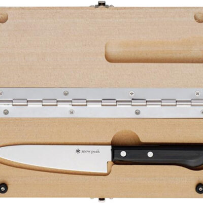 Ніж кухонний Snow Peak CS-207 Cutting Board Set M + оздоблювальна дошка