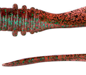 Силикон Keitech Mad Wag Mini 3.5" (10 шт/пак) к:302 plum green flk.