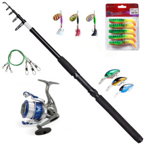 Спінінговий набір DAM-Lineaeffe Base Vigor Power 30FD/2.1м 30-60 гр. + волосінь, повідці, приманки