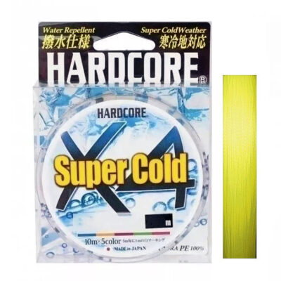 Акційні товари купити в Україні OnRiver.com.ua Шнур Duel Hardcore Super Cold X4 150m Hi-Vis Yellow 10.0kg 0.21mm #1.5 (H4463-Y)