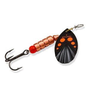 Блесна Williams Vortex Garni UV 9.45gr Black Orange Dots On Silver (V4D-BKORD)