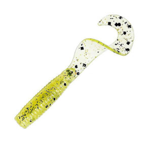 Плавальний силікон ZMAN Grubz 9" 3 pc #Chartreuse Sparkle (GRUBZ9-233PK3)
