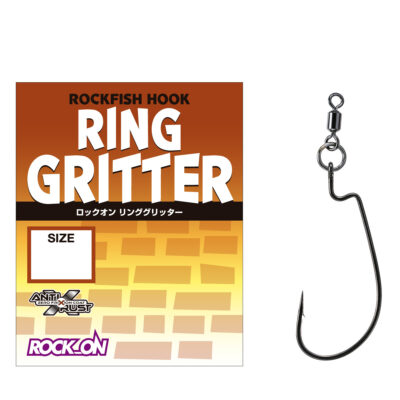 Акційні товари купити в Україні OnRiver.com.ua Гачок офсетний Varivas Rock-On Ring Gritter #1/0 4 pcs (VA 68544)