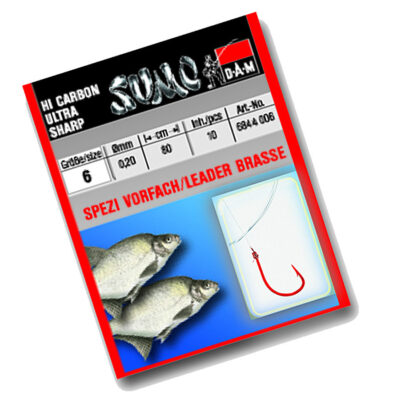 Акційні товари купити в Україні OnRiver.com.ua Гачок із повідцем DAM Sumo Spezi Bream No14 (лещ) 10 шт. (red)