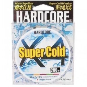 Шнур Duel Hardcore Super Cold X4 200m 5Color 3.6kg 0.104mm #0.4 (H3963)