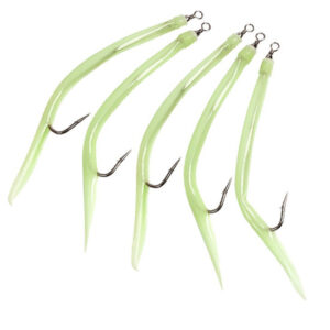 Морський монтаж Fladen Rubber Mac 5pcs size 9/0 Luminous (816-90)