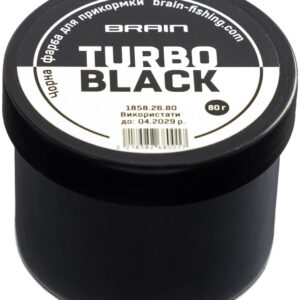 Фарба для прикорму Brain Turbo Black 80g ц:black