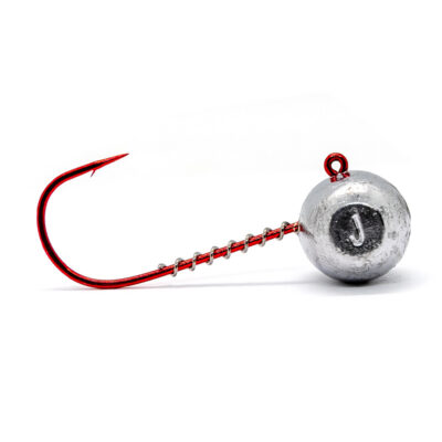 Джиг-головка Jigger Fudo AB Red Jig 5/0 24g 3pcs (JHH-FURD5/0-24)